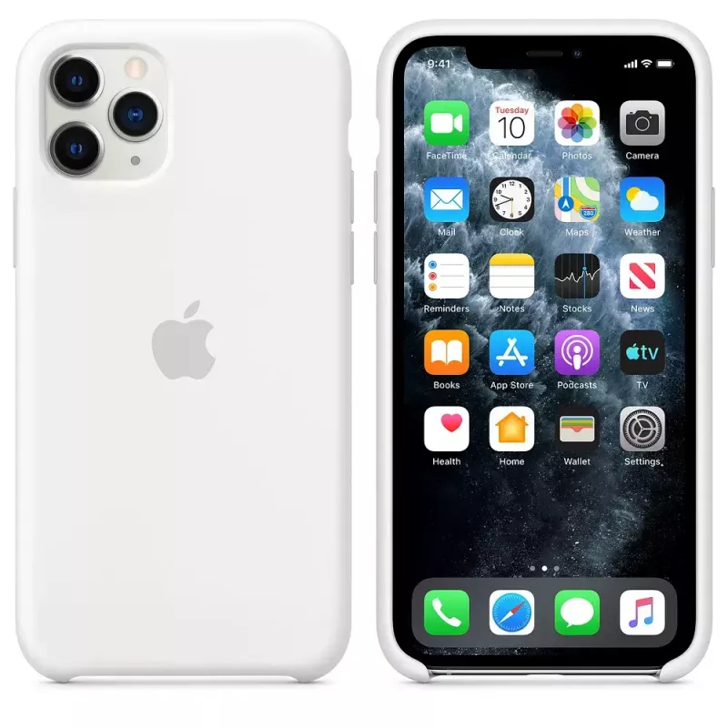 Apple iPhone 11 Pro custodia in silicone bianca