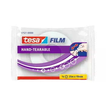 nastro adesivo TESA 57521-00000-01 trasparente polipropilene 25 m 19 mm