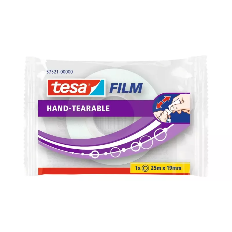 nastro adesivo TESA 57521-00000-01 trasparente polipropilene 25 m 19 mm