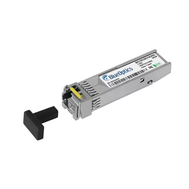 Modulo ricetrasmettitore in fibra ottica BlueOptics SFP-1GT15R13BX10-I-BO LC alluminio