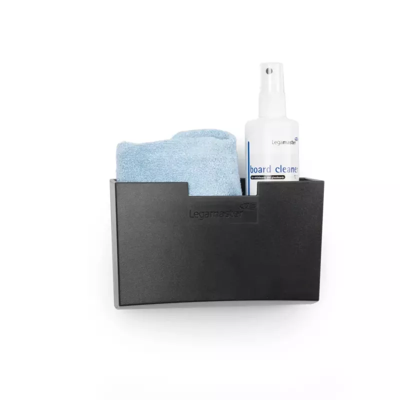 Supporto per pennarelli da lavagna Legamaster supporto accessori lavagna in vetro nero