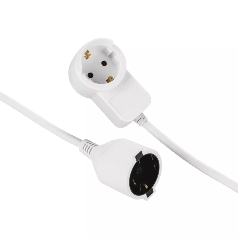 Prolunga di alimentazione Hama Powerplug 3 m 2 prese AC per interni bianco