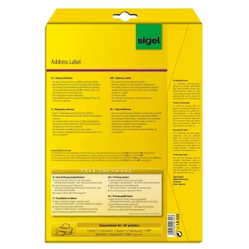 Etichette per stampante non adesive Sigel LA320