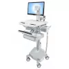Carrello multimediale Ergotron StyleView alluminio grigio bianco