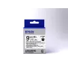 Cartuccia etichetta Epson Strong Adhesive LK-3TBW nero/trasparente 9mm (9m)