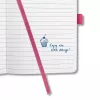 Quaderno Sigel JN104 A6 174 fogli rosa a righe copertina rigida