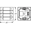 Busch-Jaeger 6127/01-84 Sensore a pulsante KNX, 4 tasti, bianco studio
