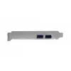 EXSYS EX-11049 adattatore PCIe USB 3.2 Gen 1 interno nero argento