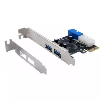 EXSYS EX-11049 adattatore PCIe USB 3.2 Gen 1 interno nero argento