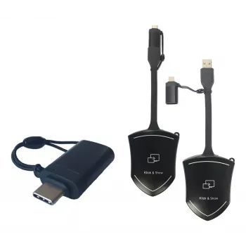 Cappuccio USB-C Kindermann KLICK & SHOW 7488000304