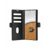 Custodia portafoglio dbramante1928 Galaxy S24 Ultra nero 3 scomparti per carte