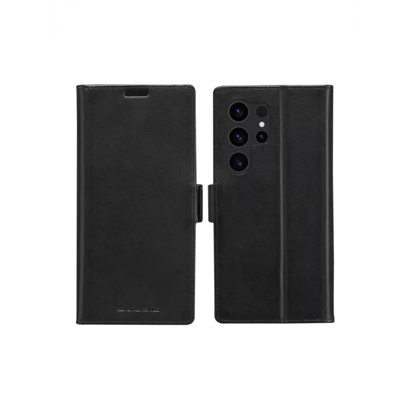 Custodia portafoglio dbramante1928 Galaxy S24 Ultra nero 3 scomparti per carte