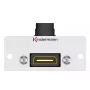 Kindermann Konnect 50 alu presa HDMI, piastra frontale modulare a scatto