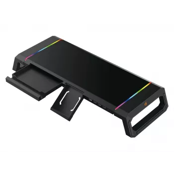 Conceptronic THORNE ERGO supporto monitor gaming, autoportante, 10 kg, nero