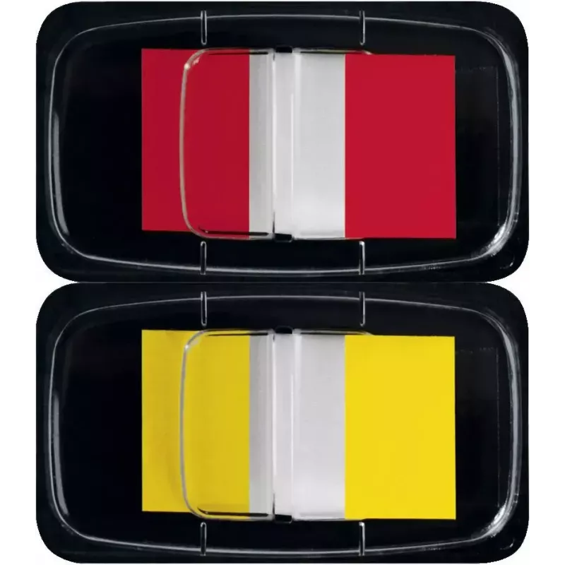 Segnalibri Sigel HN496 Flessibile Rosso Giallo 100 pezzi