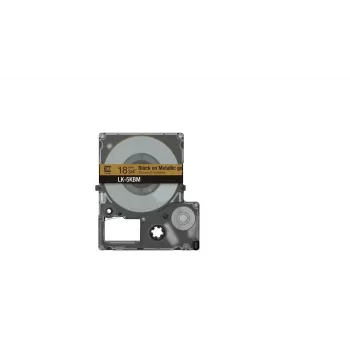 Nastro per etichette Epson LK-5SBM nero argento trasferimento termico 1,8 cm