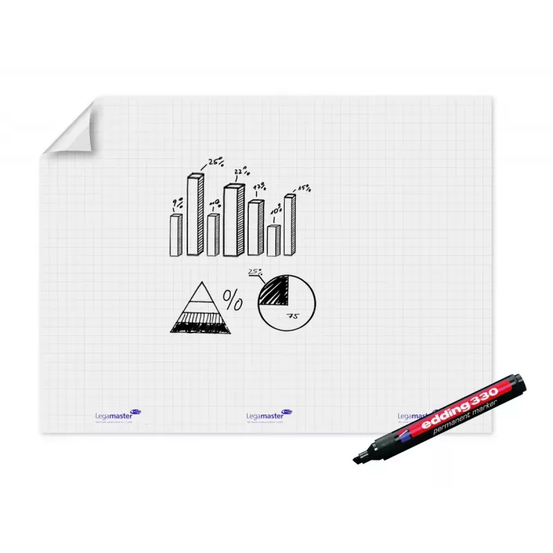 Pellicola per flipchart Legamaster Magic-Chart 90x120cm