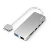 Hama 00200133 dock per laptop/replicatore di porte USB 3.2 Gen 1 (3.1 Gen 1) Type-C argento, bianco