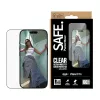 Pellicola protettiva per schermo PanzerGlass SAFE. by per iPhone 17 Pro — pellicola PET ultra-wide con cornice nera, applicazione a secco, antigraffio e antiurto