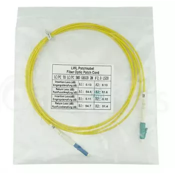 Cavo in fibra ottica BlueOptics SFP2121BU2MS LC G.657.A1 2 m giallo