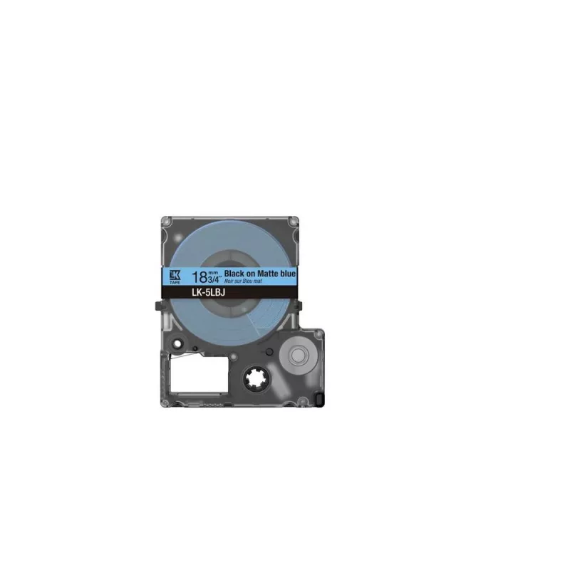 Nastro per etichette Epson LK-5LBJ nero blu trasferimento termico 1,8 cm