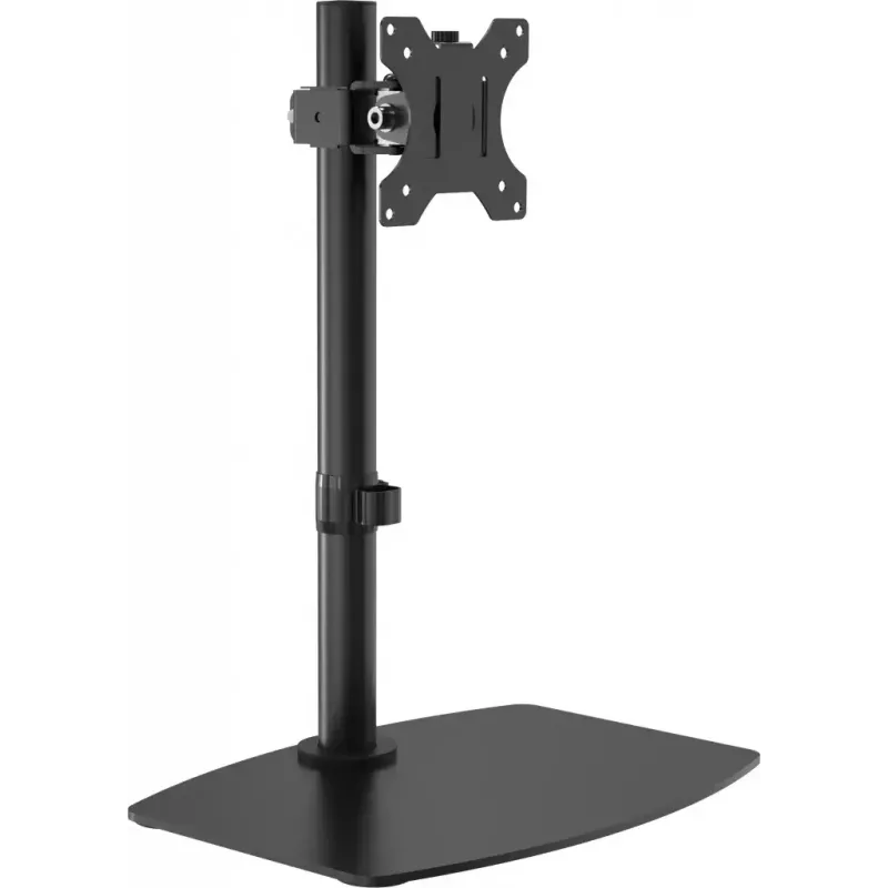 Supporto multimediale a pavimento Vision VFM-DSB, nero, acciaio, 2,65 kg