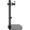 Supporto multimediale a pavimento Vision VFM-DSB, nero, acciaio, 2,65 kg