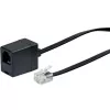 Cavo di rete Schwaiger 10m RJ-11 - RJ-11 nero