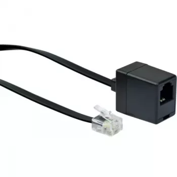 Cavo di rete Schwaiger 10m RJ-11 - RJ-11 nero
