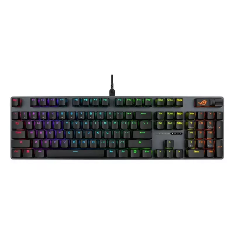 Tastiera meccanica da gaming ASUS ROG Strix Scope II X — full-size, USB, RGB, layout svizzero, nero