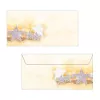 Busta DL Sigel DU035 beige argento 50 pezzi