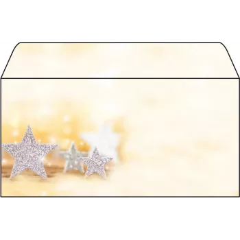Busta DL Sigel DU035 beige argento 50 pezzi