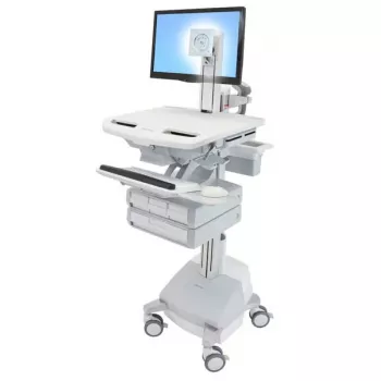 Carrello multimediale Ergotron StyleView alluminio grigio bianco