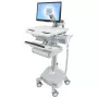 Carrello multimediale Ergotron StyleView alluminio grigio bianco