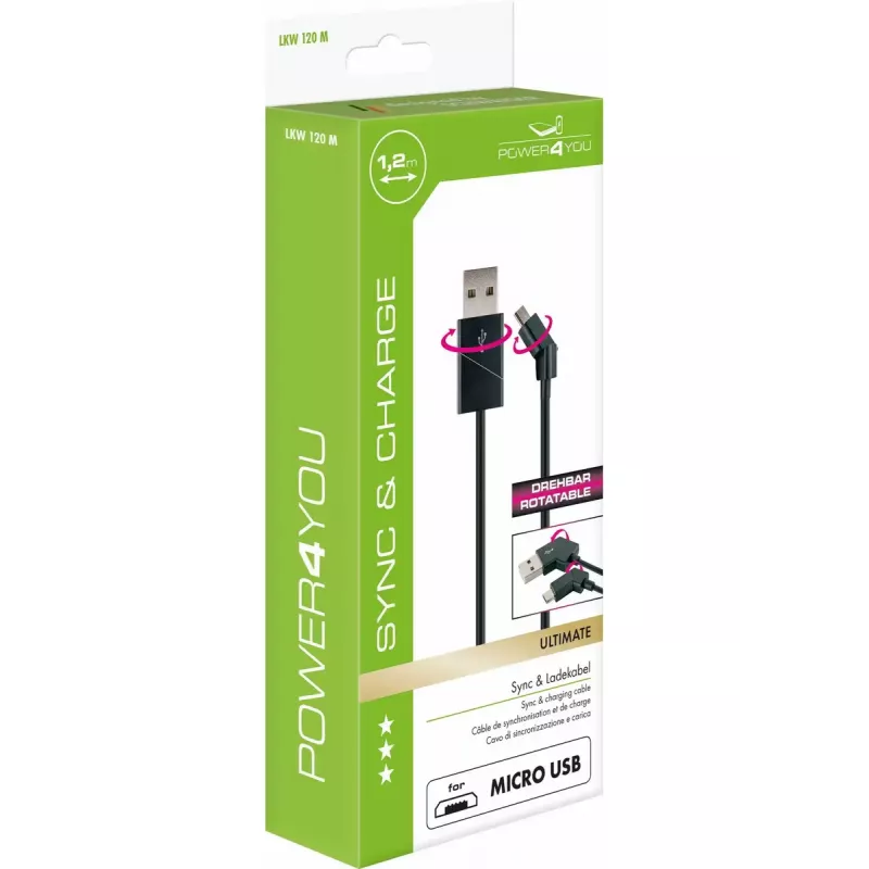 Cavo USB Schwaiger LKW 120 M 1,2 m USB A su Micro-USB B nero