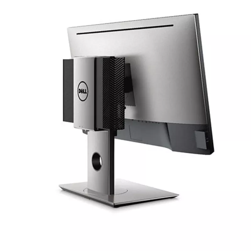 Dell MFS18 Supporto Micro Form Factor All-in-One, 19-27 pollici, regolabile in altezza, nero/argento