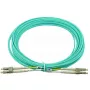 Cavo in fibra ottica BlueOptics AJ833A 0,5 m LC OM3 aqua