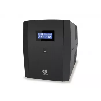 Conceptronic ZEUS 2200VA 1320W UPS, presa IEC + Schuko, line-interactive, 2,2 kVA, 1320 W, 220 V, 240 V, 220 V