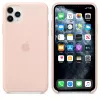 Cover Apple iPhone 11 Pro Max custodia in silicone rosa sabbia