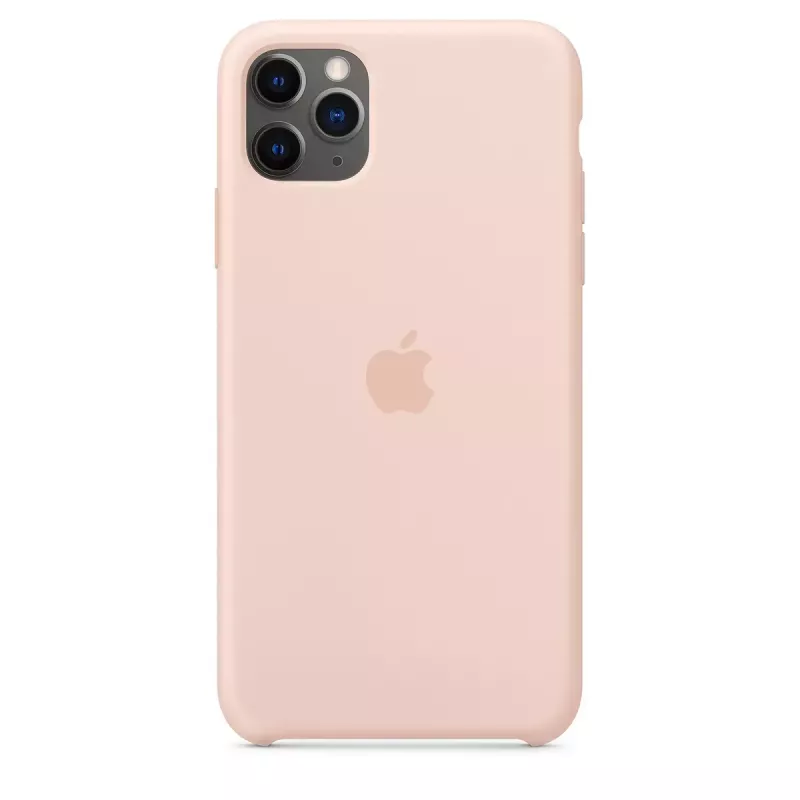 Cover Apple iPhone 11 Pro Max custodia in silicone rosa sabbia