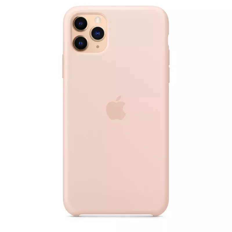 Cover Apple iPhone 11 Pro Max custodia in silicone rosa sabbia