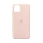 Cover Apple iPhone 11 Pro Max custodia in silicone rosa sabbia
