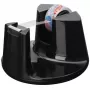 tesa Easy Cut Compact Dispenser da tavolo 53827, nero, con pellicola