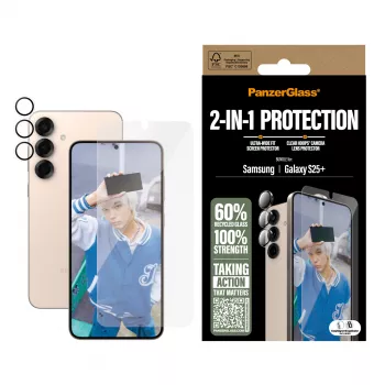 PanzerGlass Pacchetto protezione 2-in-1 Samsung Galaxy S25+ antigraffio antiurto