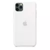 Custodia in silicone per Apple iPhone 11 Pro Max — Silicone, Bianco, compatibile con 6,5 pollici