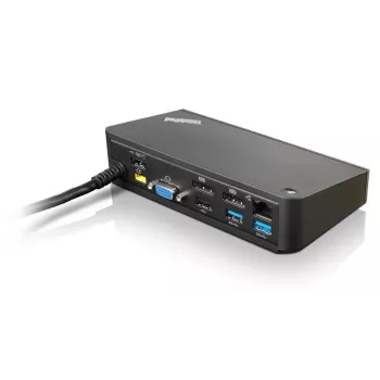 Docking station/replicatore di porte per laptop Lenovo 40A40090DK con filo USB 3.2 Gen 1 (3.1 Gen 1) Type-A nero