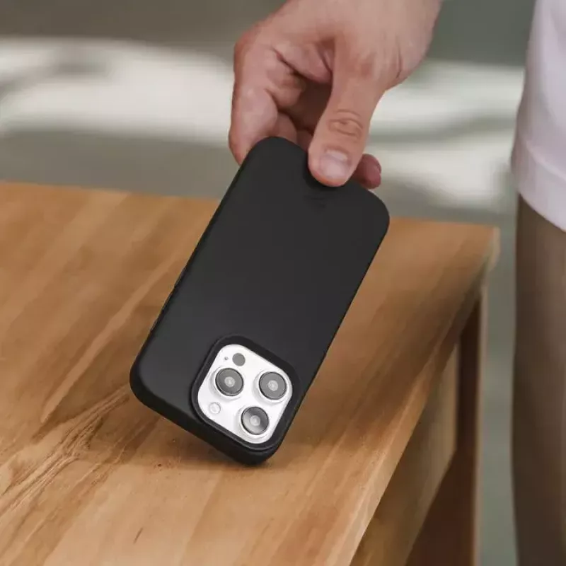 Woodcessories Bio Case custodia per cellulare cover nero per iPhone 15 Plus
