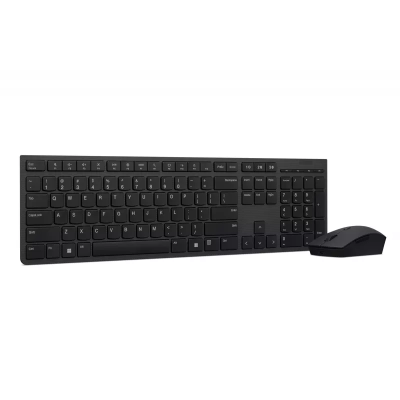 Lenovo 4X31K03931 Tastiera mouse inclusi RF Wireless + Bluetooth US inglese nero