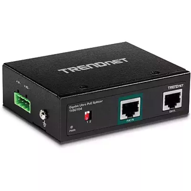 Splitter di rete Trendnet TI-SG104 nero Power over Ethernet PoE