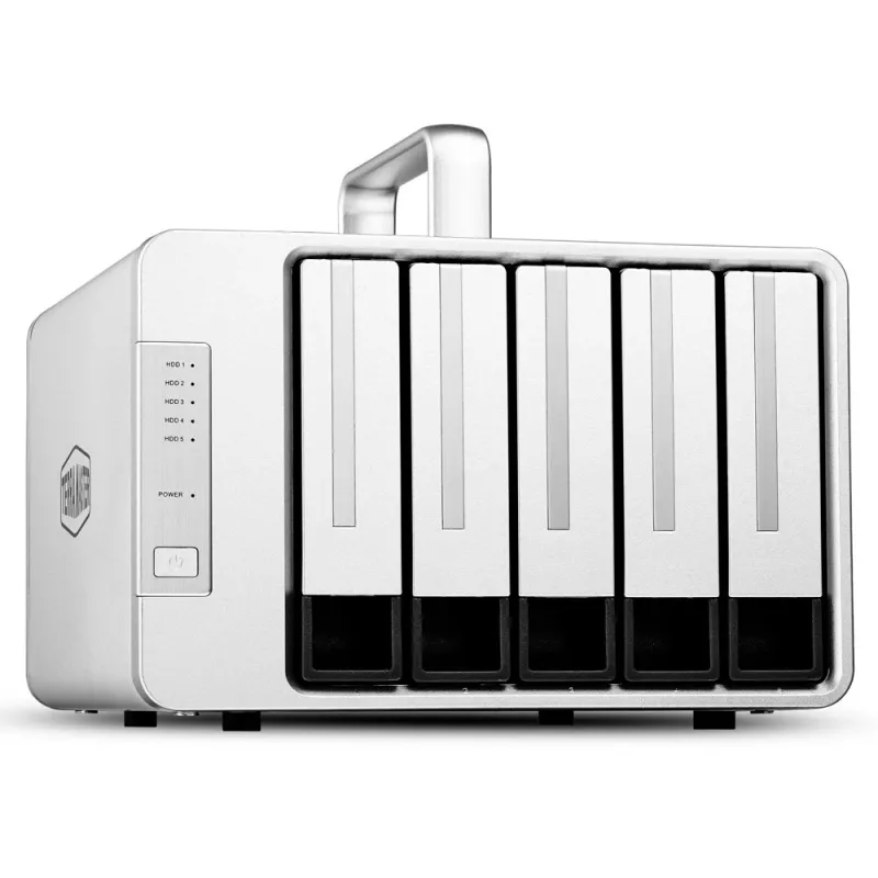 Array di dischi TerraMaster D5 Thunderbolt 3 0 TB desktop grigio